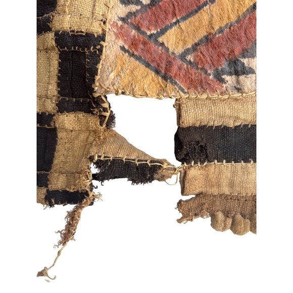 Antique Tribal Skirt Mens African Bark Textiles Kuba Dance - Picture 4 of 16